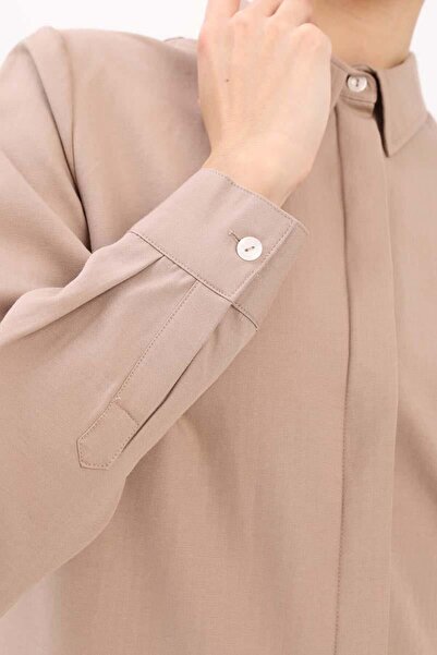 ALLDAY Вовняно-бавовняна сорочка з прихованими кишенями