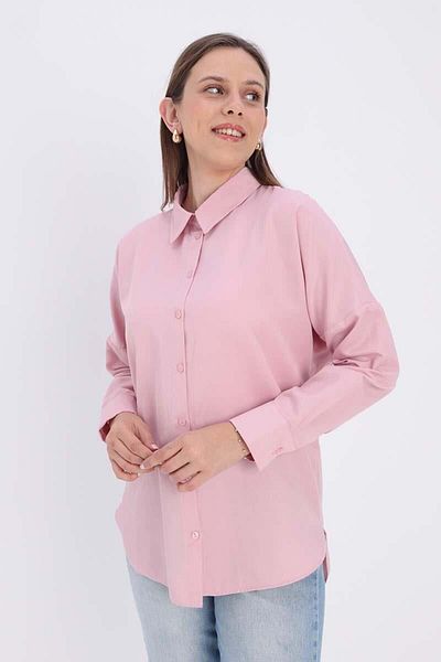 ALLDAY Pink-Oversize Basic Shirt