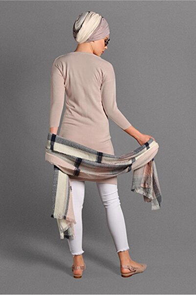 Alvina 40424 Model Pocketed Knitwear Tunic