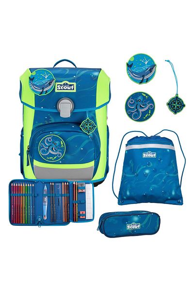 Scout Set de ghiozdane școlare Neo, 4 piese