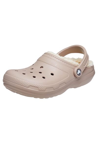 Crocs Sandale Gefütterter Clog mit flauschigem Futter und Fersenriemen