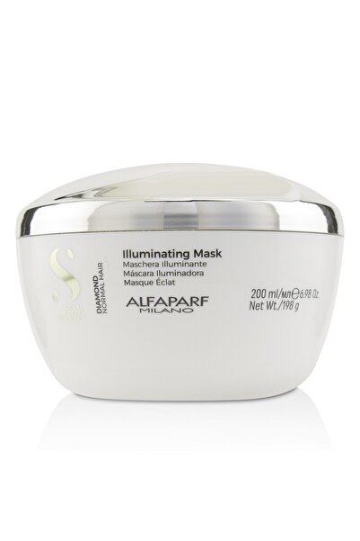 Alfaparf Milano قناع سيمي دي لينو الماسي المضيء لجميع أنواع الشعر، 200 مل