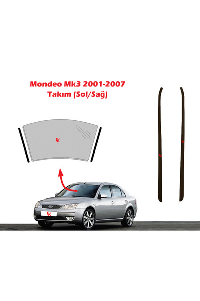 OEM Ford Mondeo Mk3 Ön Cam Dış Direk Çıtası Sağ Sol Takım 2001>>2007