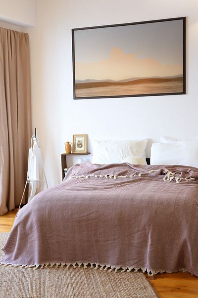 Koza Mix towel Claret Red Double Fringed Bedspread/Pique 200 X230 cm