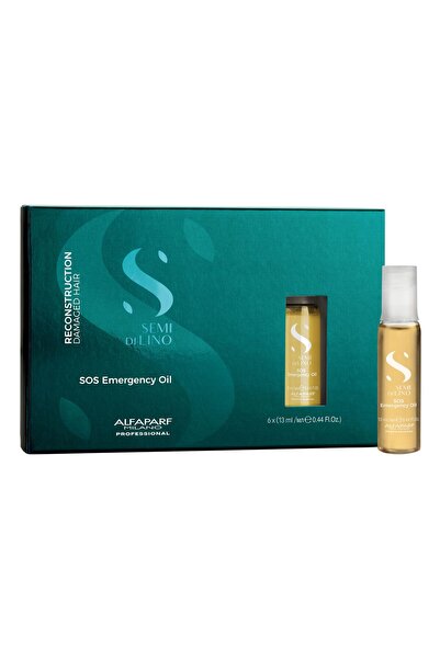 Alfaparf Milano مجموعة زيت الطوارئ SOS لإصلاح الشعر التالف من سيمي دي لينو