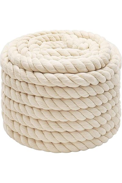 TAHAHAMAK 3 Περιστρεφόμενο σχοινί Macrame - 10 mm, 3 μέτρα