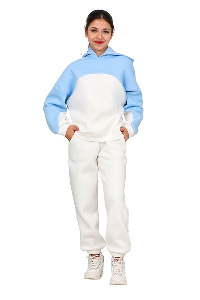 ERDEM KIDS Κοριτσίστικο λάστιχο ποδιών με γαρνιρισμένο υπερμεγέθη 3 κλωστές, βαμβακερή φόρμα εσωτερικά