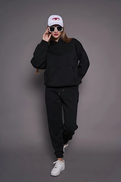 BayBayan Γυναικείο Σετ φαρδιά φόρμα Jogger Hooded Casual Chic