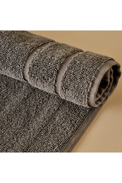 Bella Maison 100% Cotton Premium Dorita Foot Towel Dark Gray (50X70 cm)