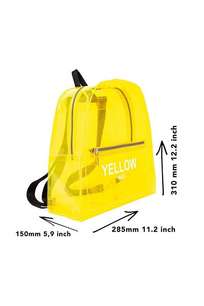VUKİ Colorful Transparent Backpack