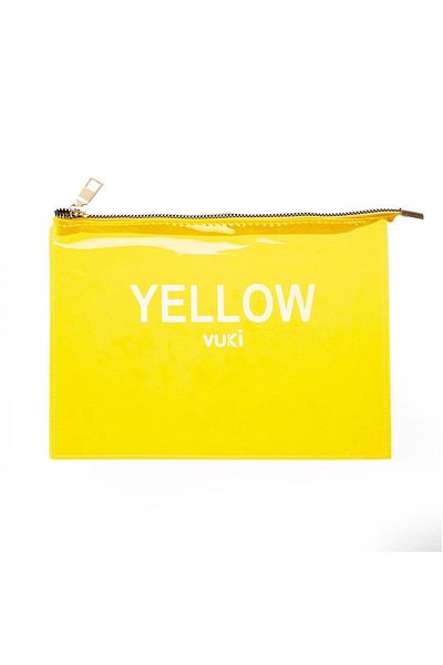 VUKİ Colorful Zippered Transparent File (A5)