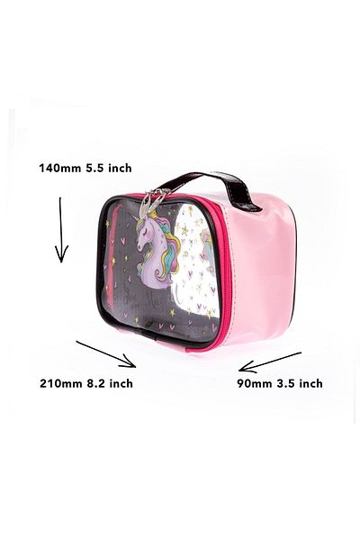 VUKİ Rectangular Shaped Patterned Lunch-Makeup Bag