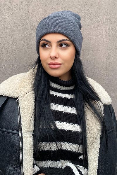 TAKIŞTIR قبعة/قبعة رمادية اللون