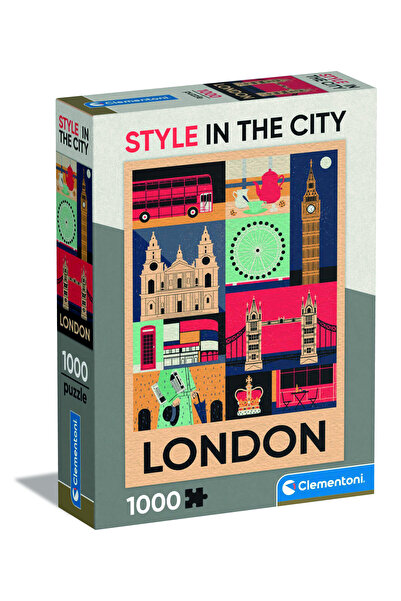 CLEMENTONI Puzzle Stili City London 1000 Parca