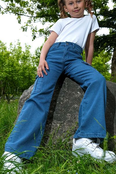 Zaziko Kids Flared Leg Jeans - Girls, Pockets, Pnt.0011-Z