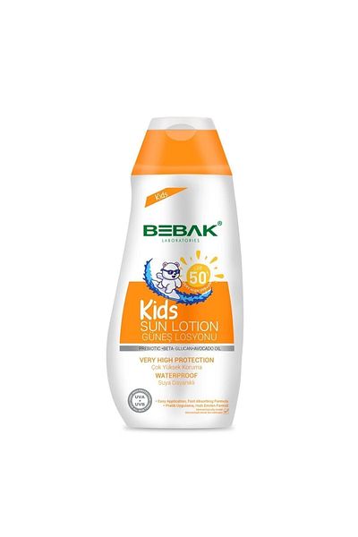 Bebak 50 Spf Uva/Uvb - High Protection Children's Sun Cream 200ml