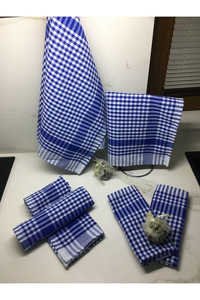 Koza Mix towel 4' синя кухненска кърпа за сушене, немска салфетка