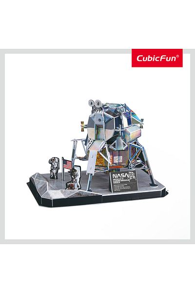 Cubic Fun 3D Puzzle Nasa Apollo 11 Eagle 93 Pieces