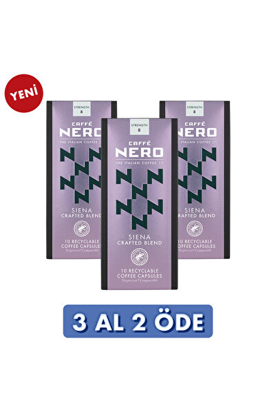 Caffé Nero Kapsül Kahve Siena 3 Kutu (30 KAPSÜL)