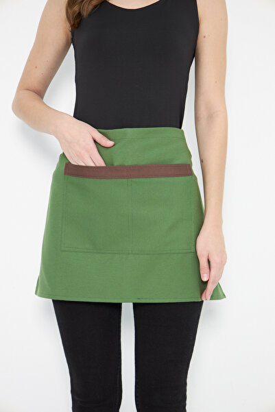 Monki Haus طارد المياه مقاوم للبقع مقهى باريستا السيراميك المعجنات كوك النادل زهرة مطعم مقهى Apron النساء المئزر