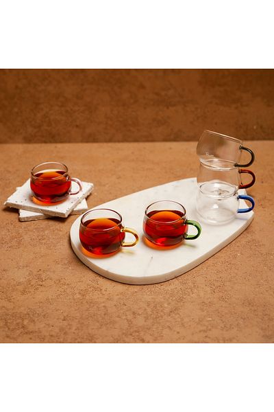 Perotti Cozy 6 Piece Glass Mug 150 ml