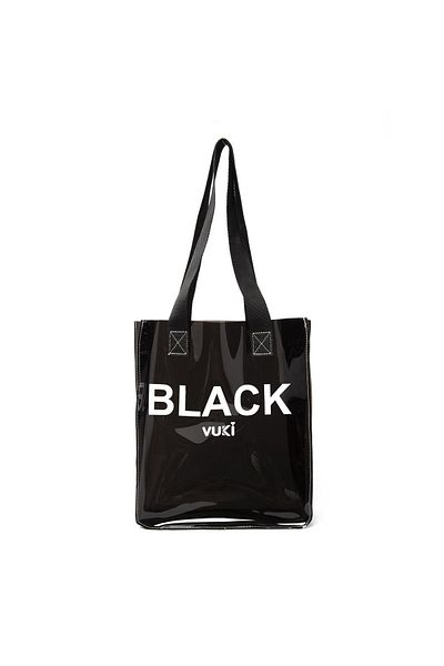 VUKİ Colorful Transparent Hand-Beach Bag