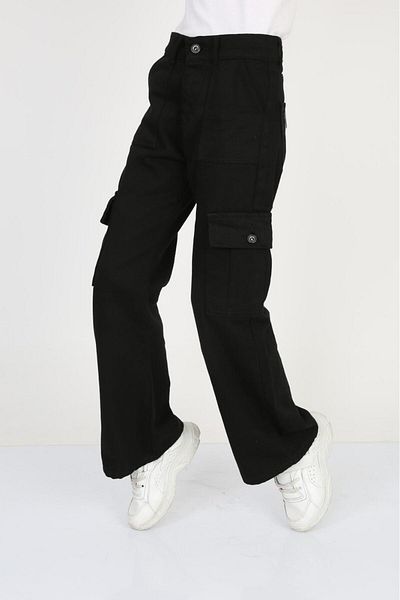 Zaziko Kids Girl's Spanish Leg Trousers - Pnt.0013-Z