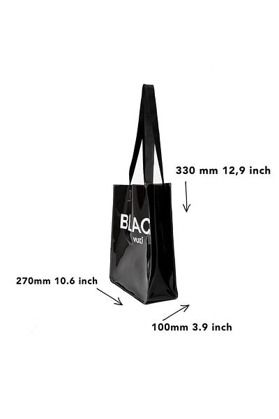 VUKİ Colorful Transparent Hand-Beach Bag