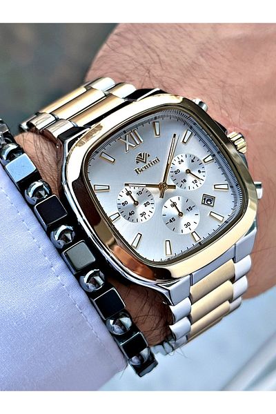 Bentini Bentini Square Case Function Men's Watch