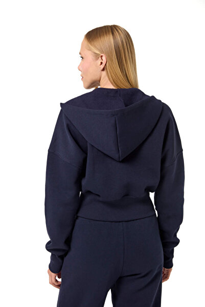Evermade Kapüşonlu Cepli Oversize Fermuarlı Ceket