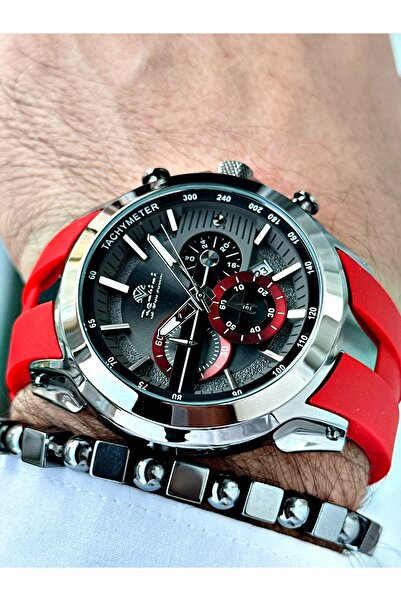 Bentini Bentini Slicon Cord Men's Watch with Bracelet Gift