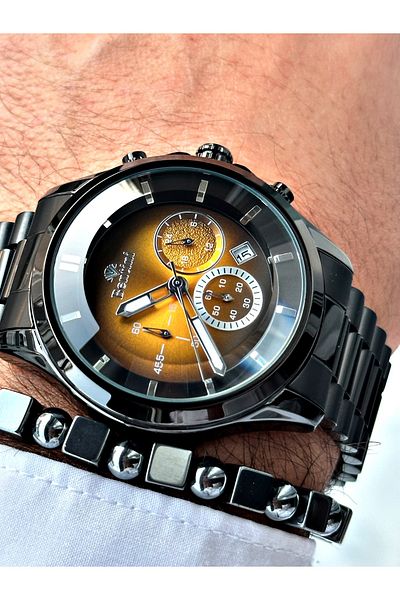 Bentini Men's Watch with Special Design Glass Function