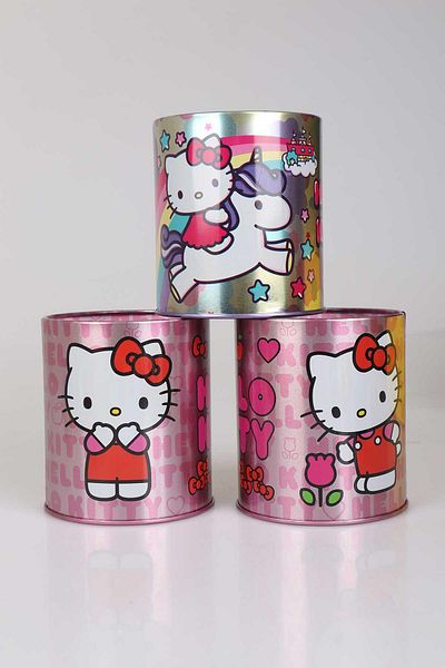 Hello Kitty Licensed Hello Kitty Metal Pen Holder with Decomus
