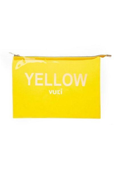 VUKİ Colorful Zippered Transparent File (A4)