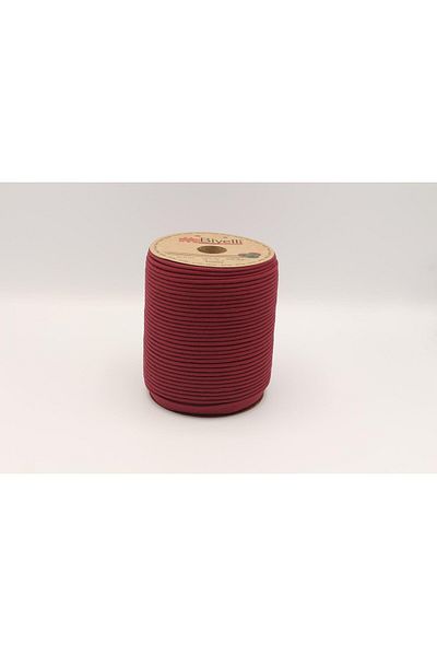 Biyelli Koton Drawstring Piping Claret Red 13mm