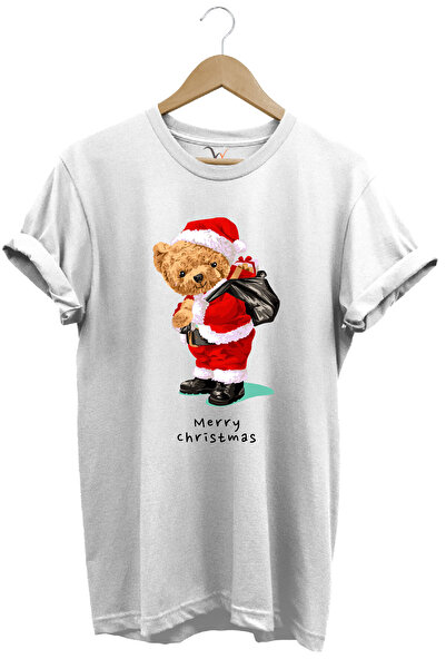 WİDİ تي شيرت أبيض لعيد الميلاد ورأس السنة الجديدة وعيد الميلاد المجيد لطيف تي...