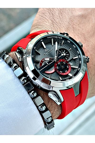 Bentini Bentini Slicon Cord Men's Watch with Bracelet Gift