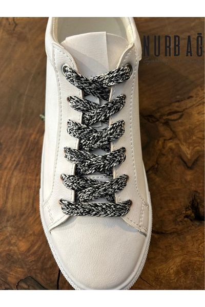 NURBAĞ DOKUMA Sports Shoes Cotton Hair Braided Tie 65cm 1 Pair Bs99
