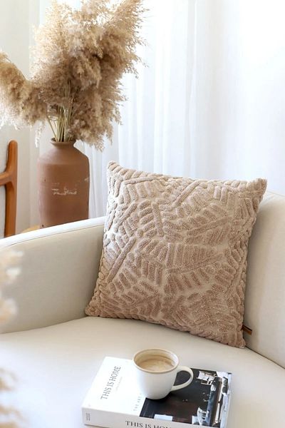 HAMUR Bohemian Special Design Punch Punch Pattern Τετράγωνο Διακοσμητικό Μαξιλάρι Ριχτάρι Κάλυμμα Forest Natural