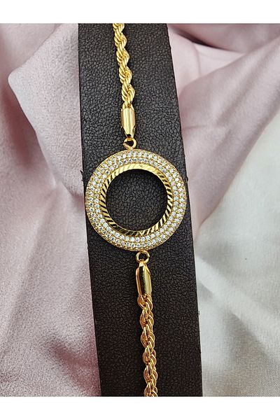 IŞILDAGOLD Quarter Dorica Bracelet (22 K Gold Plated)