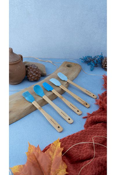 Bambum Zolly Blue 5 Piece Spatula Set