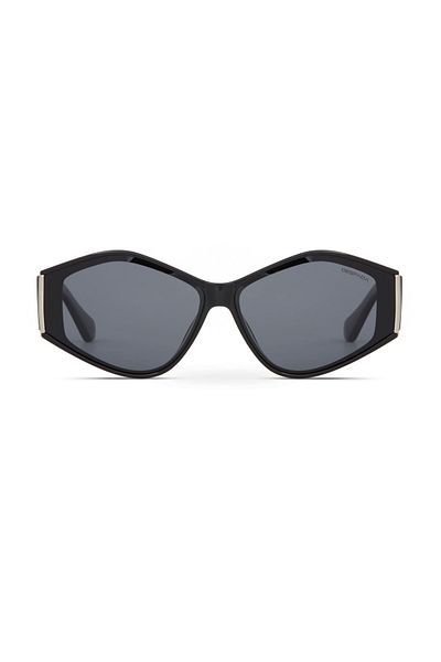 Despada Ds 2354 C2 Geometric Black - Silver Women's Sunglasses