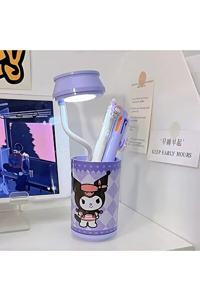 BSB GLOBAL Kuromi My Melody Cinnamoroll Şarjlı 2 Kademeli Led Masa ve Gece La...