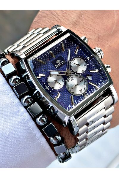 Bentini Bentini Rectangular Design Function Men's Watch