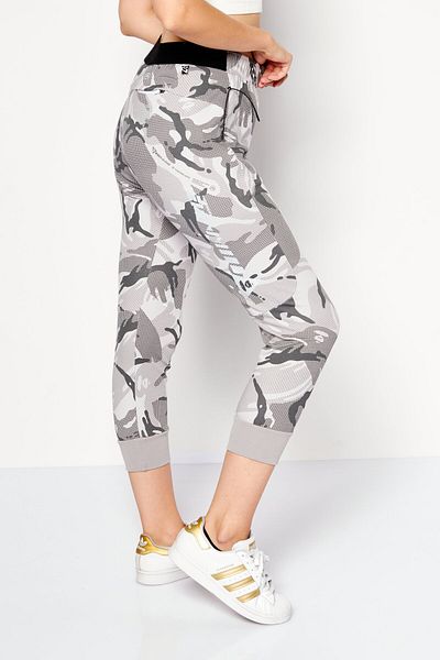Aape By A Bathing Ape Women Allover Print Jogger Pant, Grey Combo