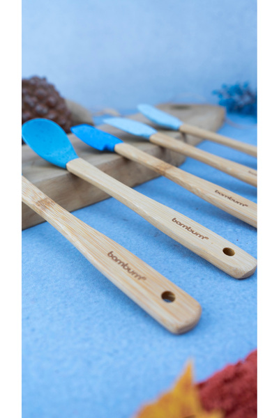 Bambum Zolly Blue 5 Piece Spatula Set