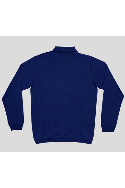Masimar Men's Interlock Polo Neck Buttoned Sweatshirt
