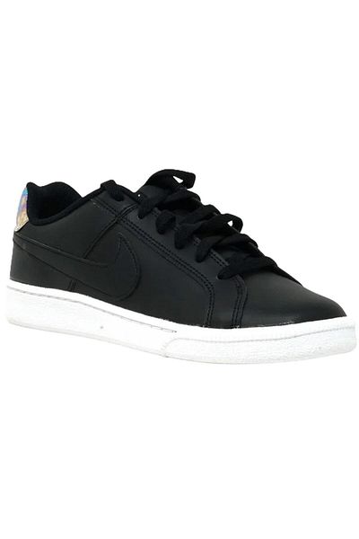 Nike Court Royale Black Genuine Leather Sneaker