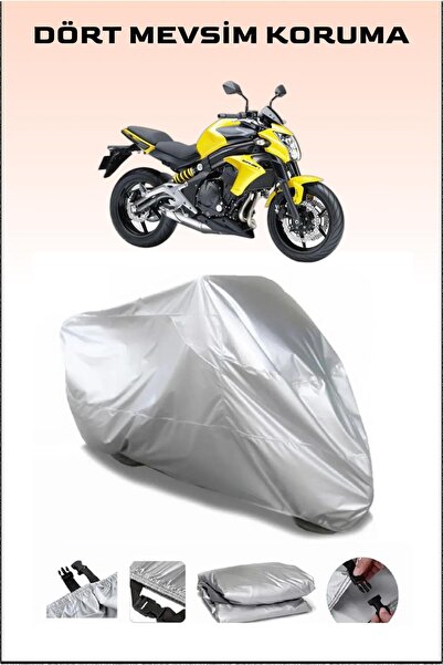 Breen دراجة نارية متوافقة مع Kawasaki Er-6 N - غطاء محرك القماش المشمع