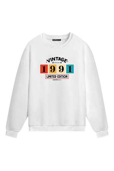 Mounte Bianca Unisex Vintage 1991 - Κανονικό φούτερ